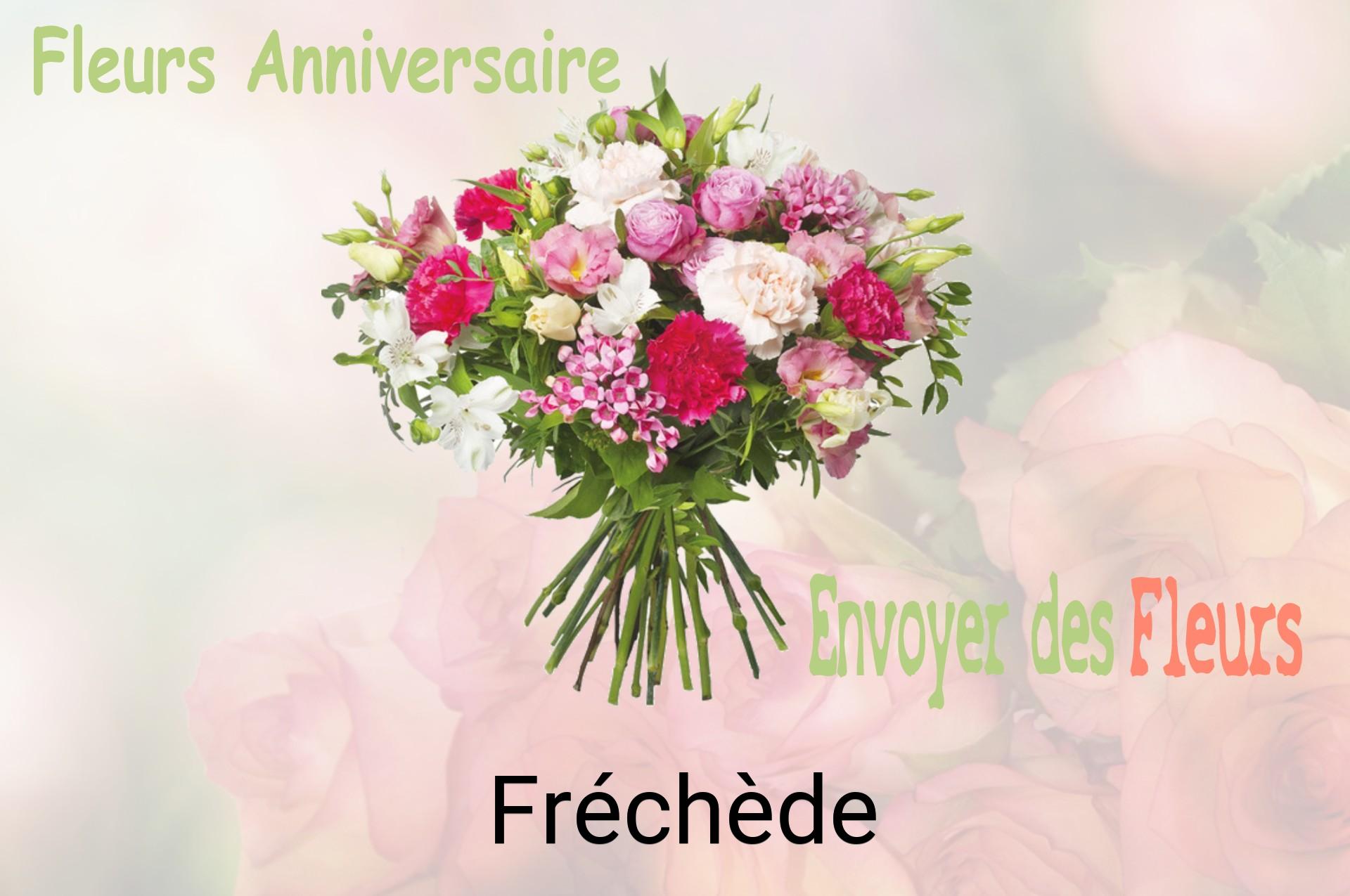 Bouquet de fleurs d’anniversaire livré à Fréchède